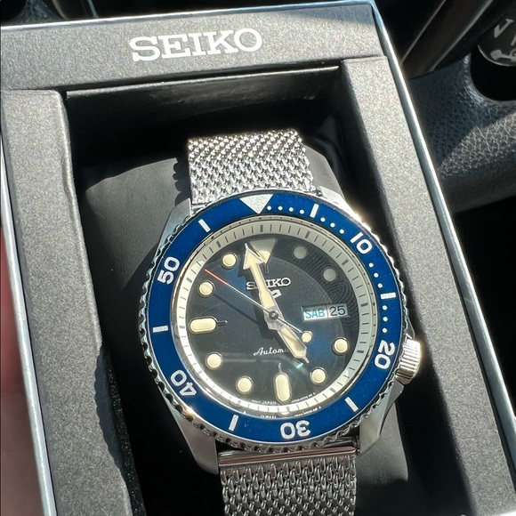 Men´s Automatic 5 SportsStainless Steel Mesh...